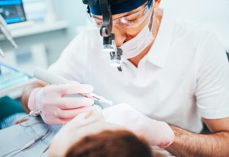 A Dentist Conducting a Root Canal Treatment in St. George, UT